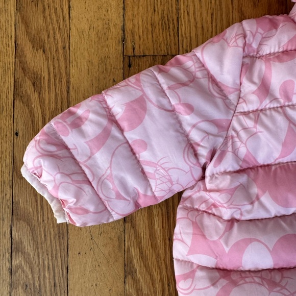 Baby GAP Disney Light Pink Puffer Jacket size 0-6 months - Picture 4 of 10